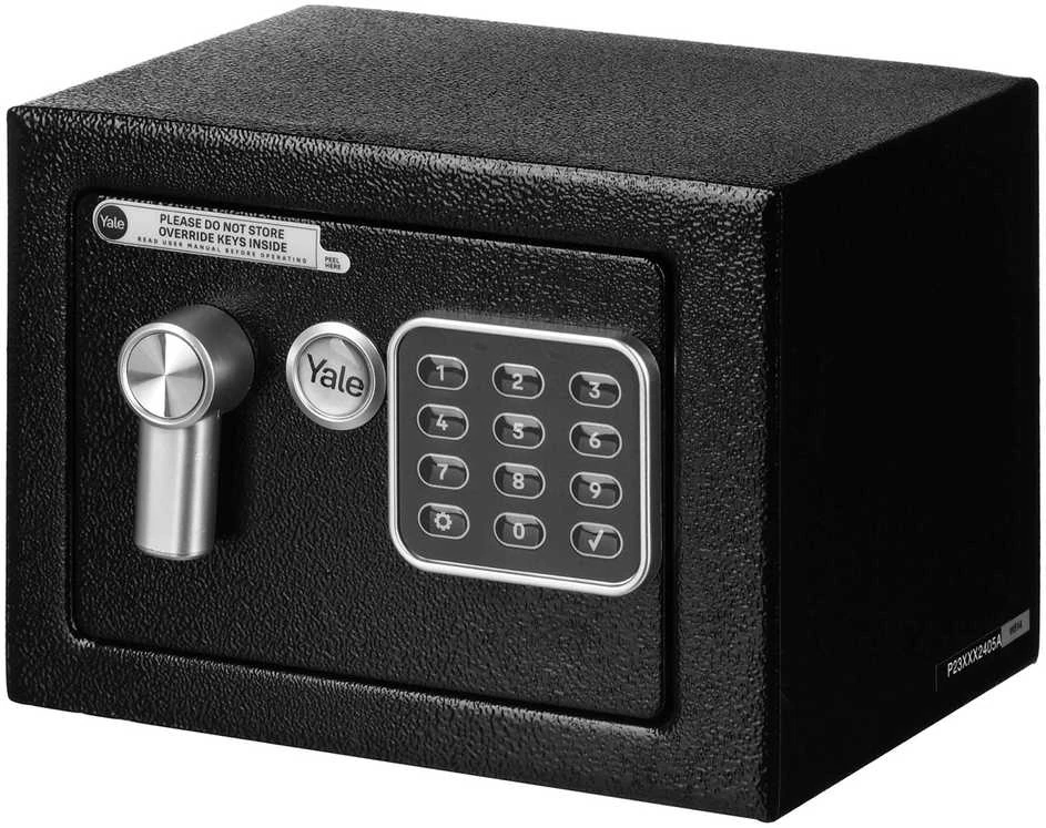 Yale YSV/170/DB2 Laisvai stovintis Seifas 3,8 l Plieninis Juodas