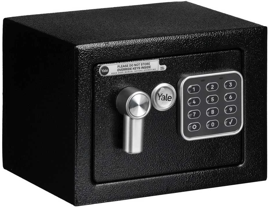 Yale YSV/170/DB2 Laisvai stovintis Seifas 3,8 l Plieninis Juodas