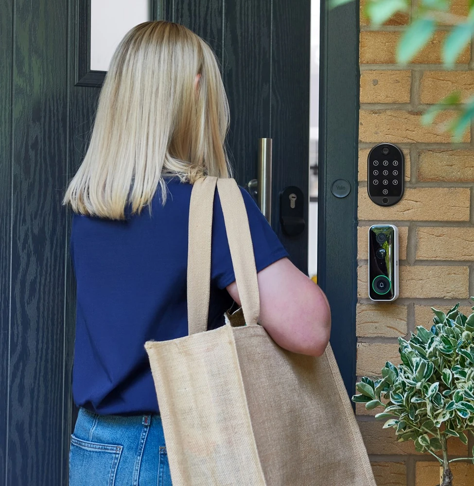 Yale SV-VDB-1A-W doorbell chime Juodas, Baltas