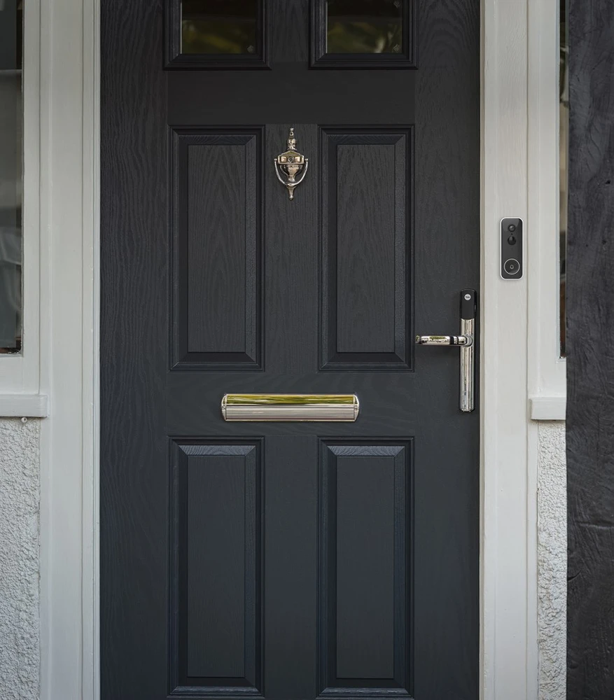 Yale SV-VDB-1A-W doorbell chime Juodas, Baltas