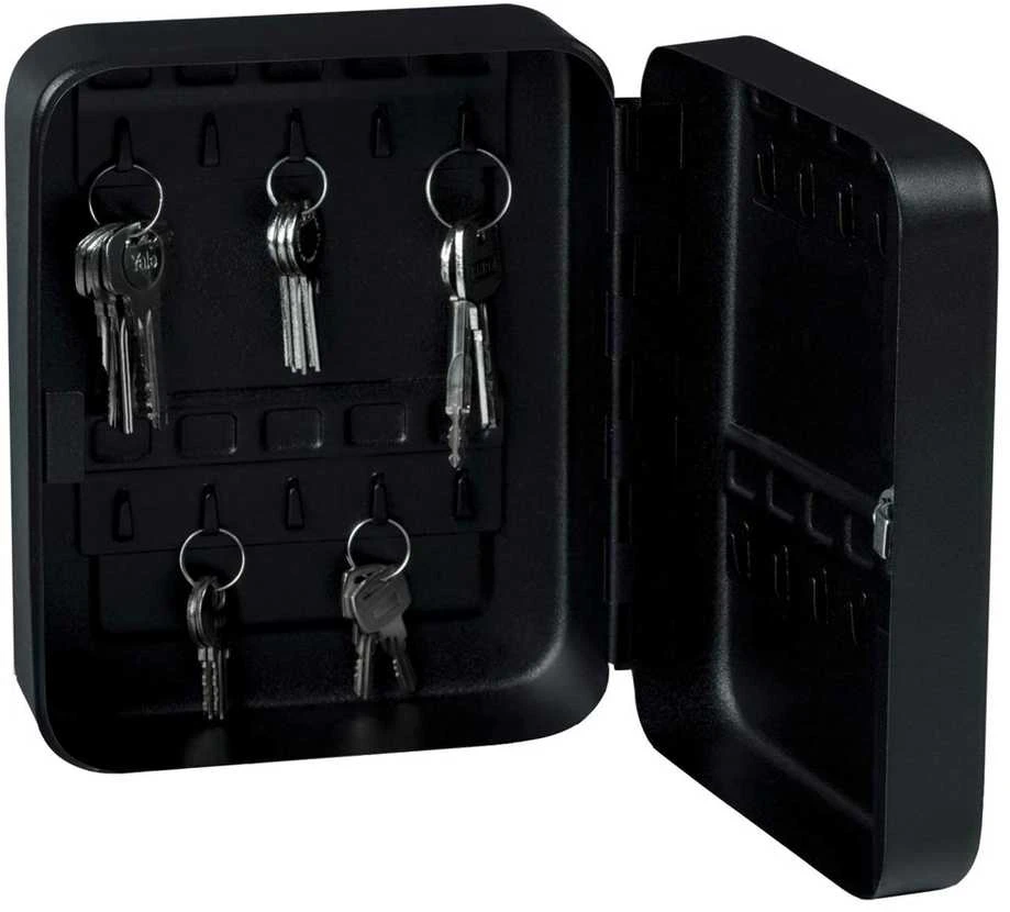 Raktų Dėžutė - Yale YKB/200/BB2 Metalinė Kodo Spyna Ant Sienos Juoda