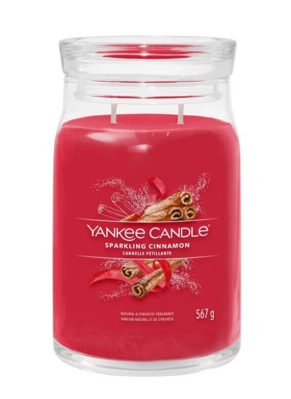 Yankee Candle Sparkling Cinnamon kvepianti žvakė, 567 g