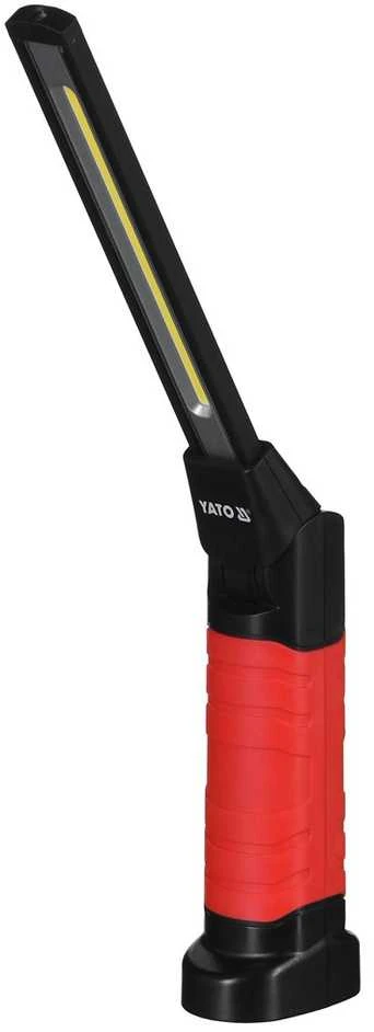 YATO įkraunamas žibintas COB LED 5W + 3W