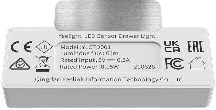 Lubinis šviestuvas Yeelight LED Sensor Drawer Light - stalčių šviestuvas su judesio jutikliu