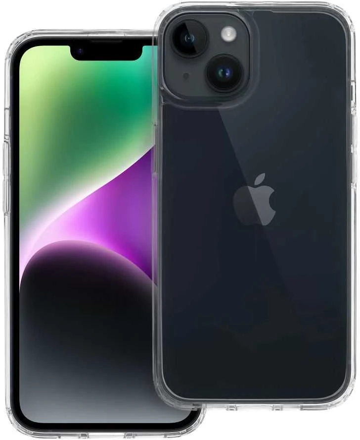 OEM dėklas, skirtas „iPhone 14 Super Clear Hybrid“, skaidrus