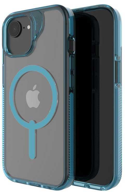 Dėklas ZAGG Santa Cruz Snap Case su MagSafe, skirtas iPhone 16e (2025) / 15 / 14 / 13 - Mėlyna