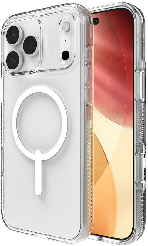 ZAGG Crystal Palace Snap – permatomas MagSafe dėklas, skirtas iPhone 17 Pro Max telefonui