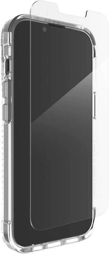 ZAGG dėklas + grūdintas stiklas LUXE BUNDLE, skirtas IPHONE 13 / 14 / 15 / 16e, skaidrus