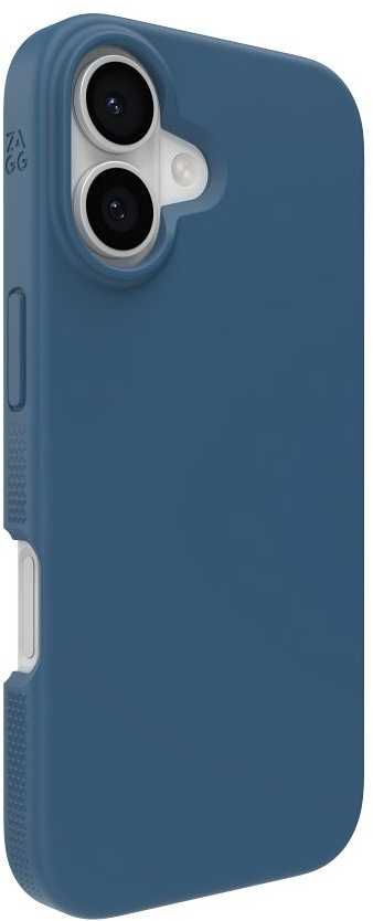 ZAGG Manhattan Snap MagSafe dėklas, skirtas iPhone 17 - Mėlyna