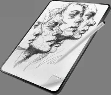 ZAGG InvisibleShield Fusion Canvas Antibakterinė apsauga Plėvelė Imituojantis popierius Apple iPad Pro 11" 2024 m