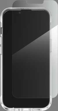 ZAGG dėklas + grūdintas stiklas LUXE BUNDLE, skirtas IPHONE 13 / 14 / 15 / 16e, skaidrus
