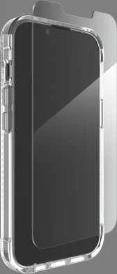 ZAGG dėklas + grūdintas stiklas LUXE BUNDLE, skirtas IPHONE 13 / 14 / 15 / 16e, skaidrus
