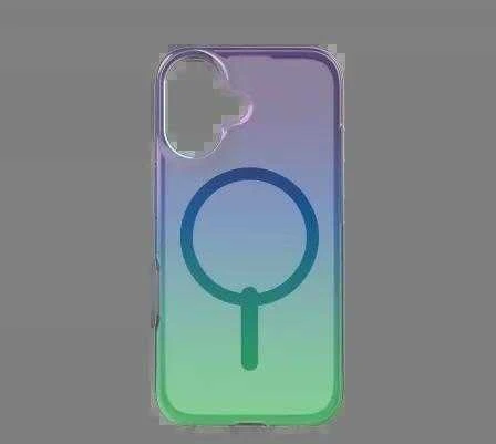 ZAGG Milan Snap Dėklas su MagSafe, skirtas iPhone 16 – žalia/violetinė