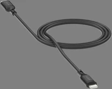 Zagg Mophie Essentials Lightning į USB-C 1 m laidas – juodas