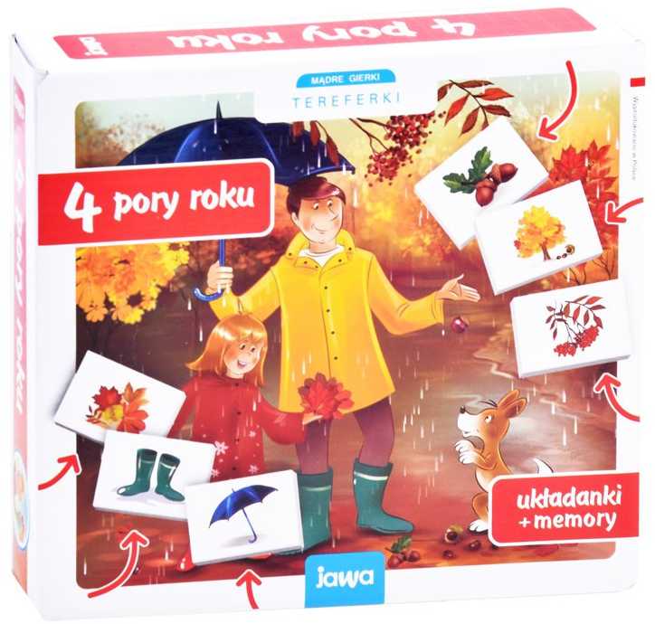 Jawa lavinantis žaidimas ikimokyklinukams 4 SEZONŲ atminties dėlionė GR0385