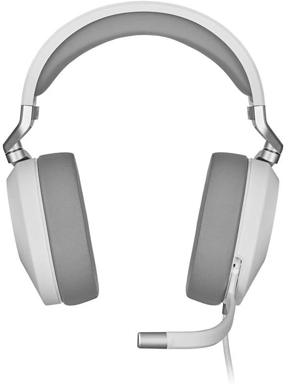 Žaidimų ausinės Corsair HS65 Surround. baltas