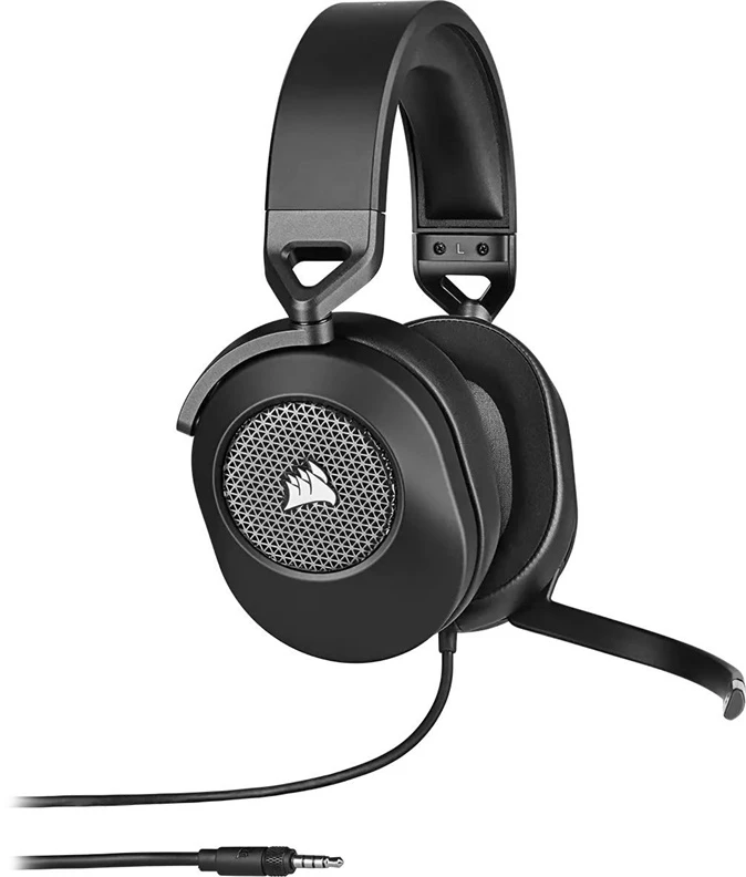 Žaidimų ausinės Corsair HS65 Surround. juodas