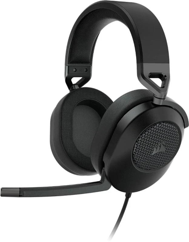 Corsair HS65 žaidimų ausinės, su laidu, Anglies pluošto spalvos