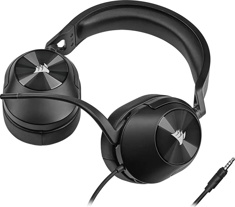 Žaidimų ausinės head-mounted Corsair HS55. juodas