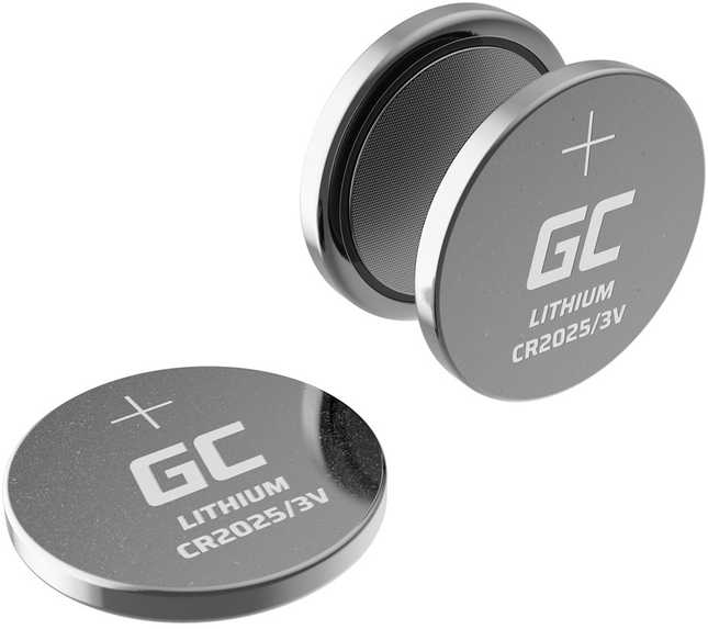 Green Cell Žalias Cell Blister 10x Lithium Baterija CR2025 3V 160mAh Button