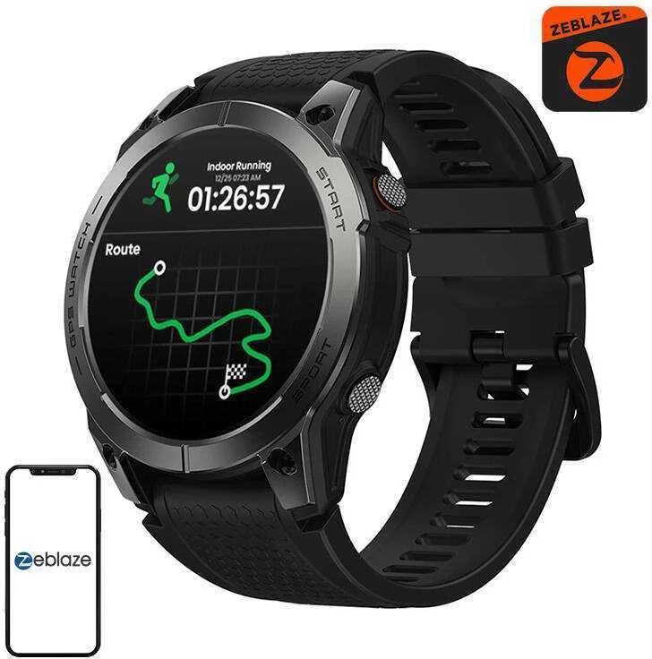 Zeblaze Stratos 3 Pro išmanusis laikrodis (juodas)