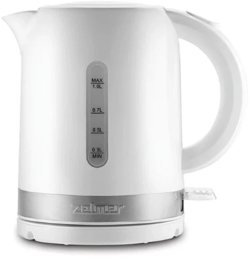 Zelmer ZCK7018 1-litre 1500W electric virdulys, baltas