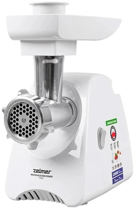 Mėsmalė - Zelmer ZMM5801P 2200 W Baltas