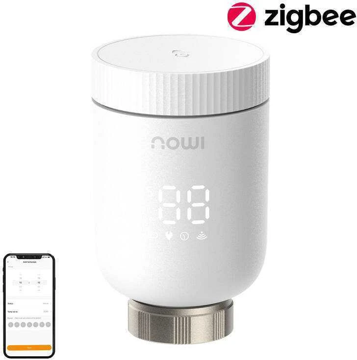 ZigBee termostatinė galvutė IMOU IOT-TRV1-EU + 6 adapteriai