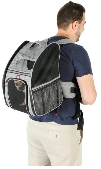 ZOLUX Nomad – augintinių nešiojimo kuprinė šunims ir katėms – 32 × 25 × 42 cm