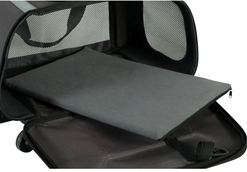ZOLUX Nomad – ratukais aprūpintas transportavimo krepšys šunims ir katėms – 47 × 32 × 27 cm