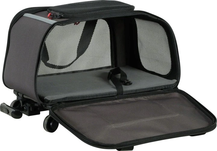 ZOLUX Nomad – ratukais aprūpintas transportavimo krepšys šunims ir katėms – 47 × 32 × 27 cm