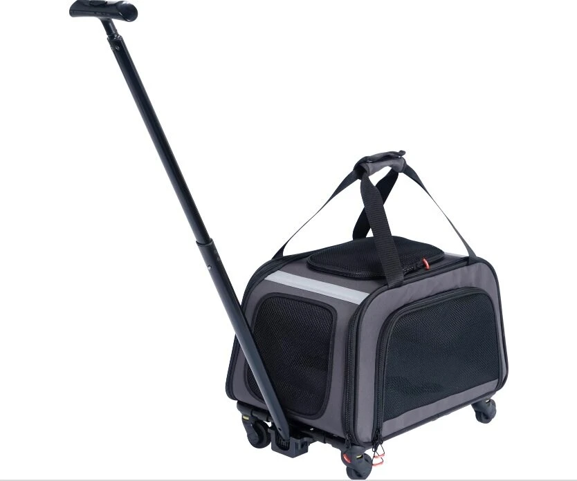 ZOLUX Nomad – ratukais aprūpintas transportavimo krepšys šunims ir katėms – 47 × 32 × 27 cm