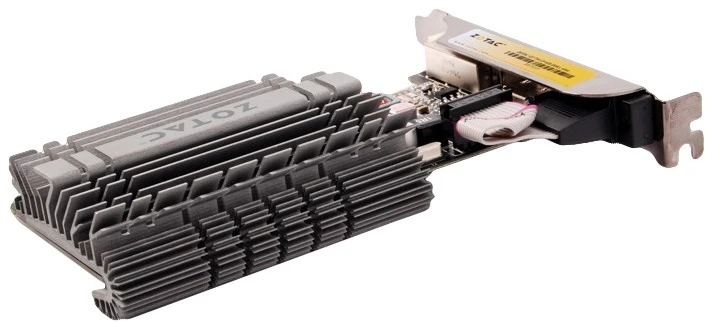 ZOTAC GeForce GT 730 ZONE Edition žemo profilio vaizdo plokštė, 4 GB DDR3 (64 bitų), HDMI, DVI, VGA