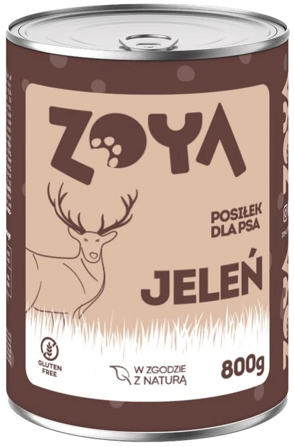 Drėgnas Šunų Maistas - ZOYA Su Elniena 800g