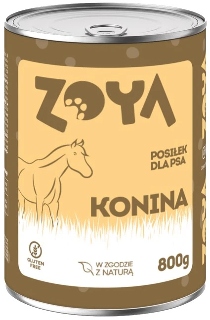 Drėgnas Šunų Maistas - ZOYA Su Arkliena 800g