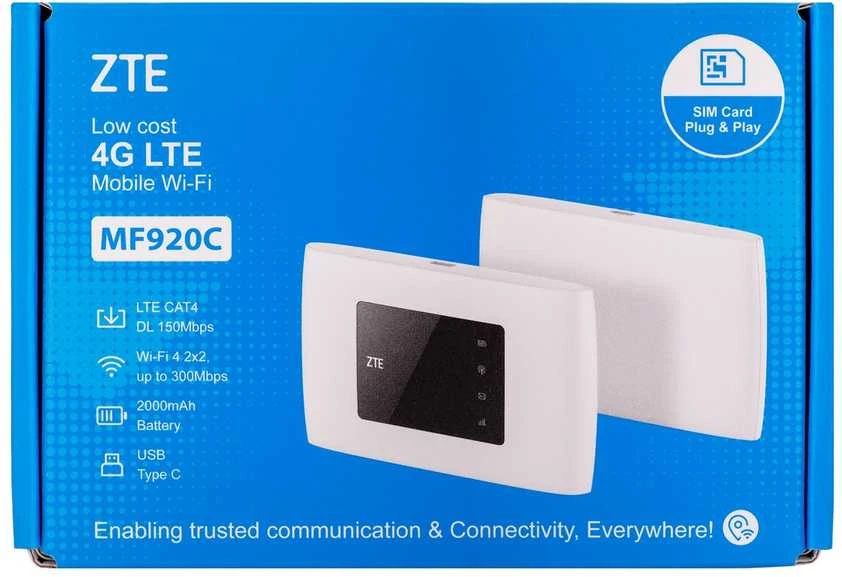 ZTE MF920C korinio tinklo įrenginys korinio tinklo maršrutizatorius