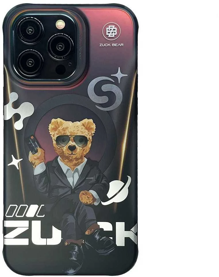 ZUCK BEAR dėklas BERLIN BOSS MAG suderinamas su MagSafe, skirtas IPHONE 16 Pro Max eins suave