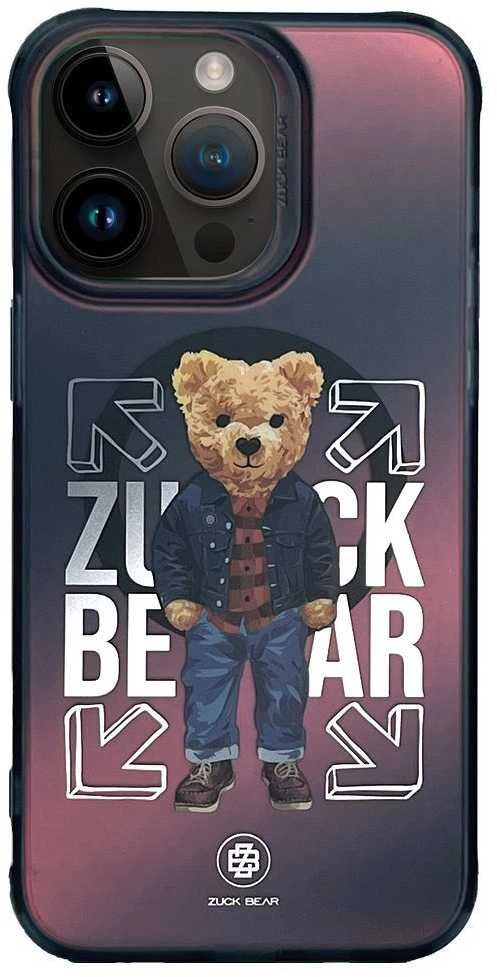 ZUCK BEAR dėklas CALIFORNIA COOL MAG suderinamas su MagSafe, skirtas IPHONE 15 Pro džinsams