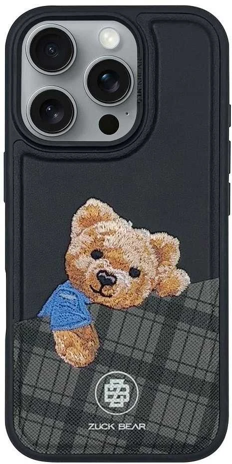 Forcell Vidinis ZUCK BEAR dėklas DARREN, suderinamas su MagSafe 16 juodas