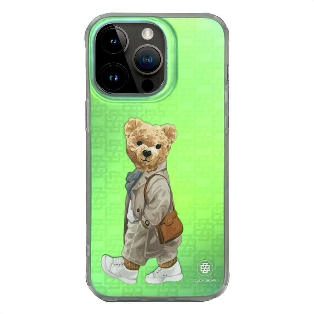 ZUCK BEAR dėklas FRENCH RIVIERA, skirtas IPHONE 15 Pro, Monako blizgučiai