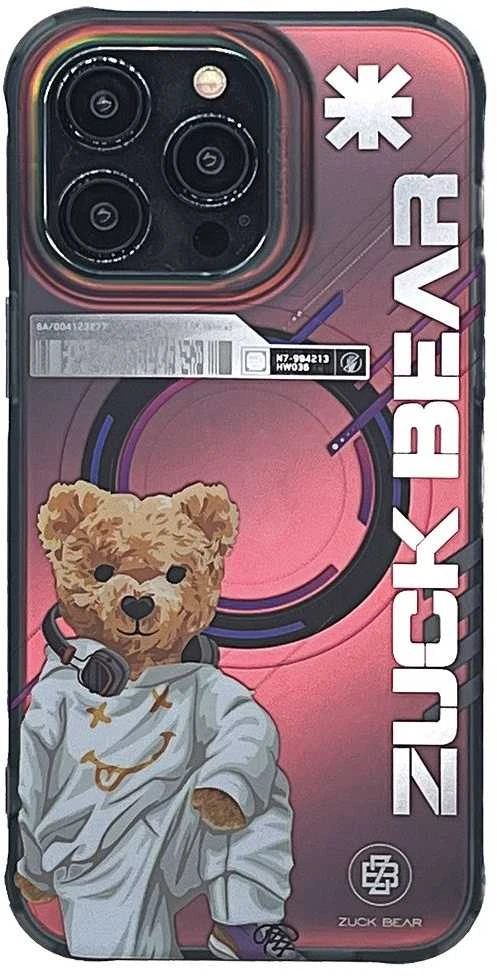 ZuckBear ZUCK BEAR dėklas NEW YORK NEVER SLEEPS MAG suderinamas su MagSafe, skirtas IPHONE 15 Pro Max Bronx energy