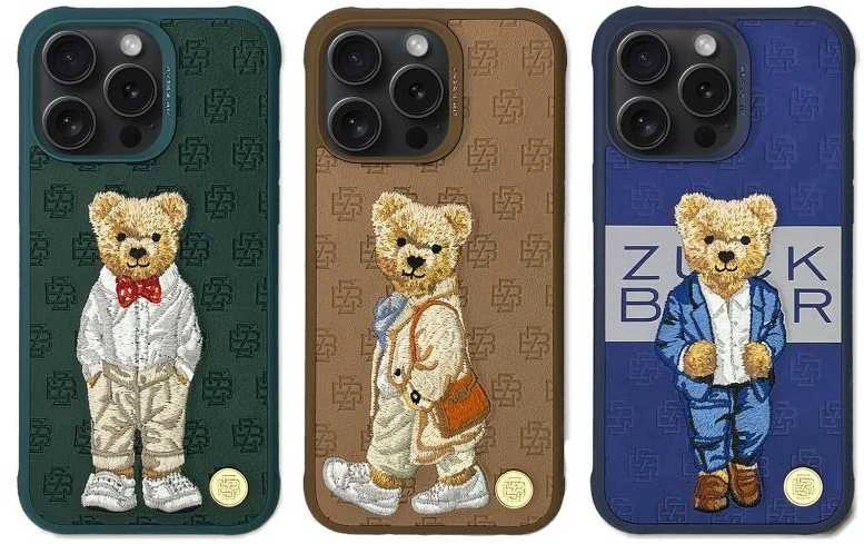ZUCK BEAR dėklas PARIS GENTLEMAN, skirtas IPHONE 15 Pro krepšiui