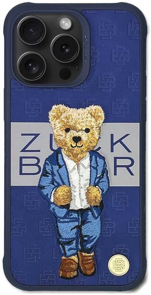 ZUCK BEAR dėklas PARIS GENTLEMAN, skirtas IPHONE 15 Pro kostiumui