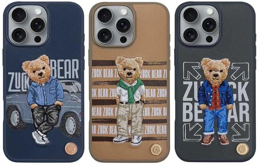 ZUCK BEAR dėklas SAN FRANCISCO FORTUNE, skirtas IPHONE 16 Pro socialinei atmosferai