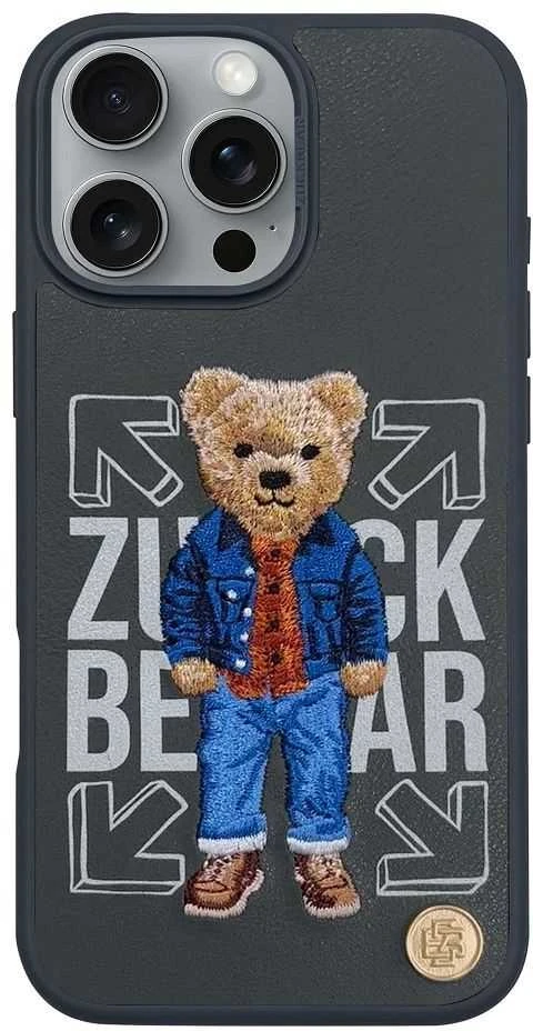 ZUCK BEAR dėklas SAN FRANCISCO FORTUNE, skirtas IPHONE 16 Pro socialinei atmosferai