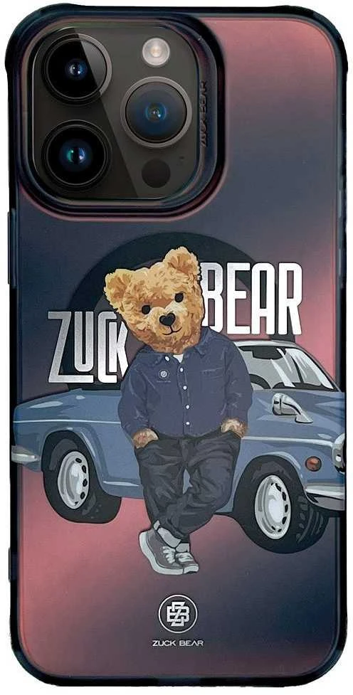 Inne ZUCK BEAR dėklas CALIFORNIA COOL MAG suderinamas su MagSafe, skirtas IPHONE 15 Pro Max automobiliui