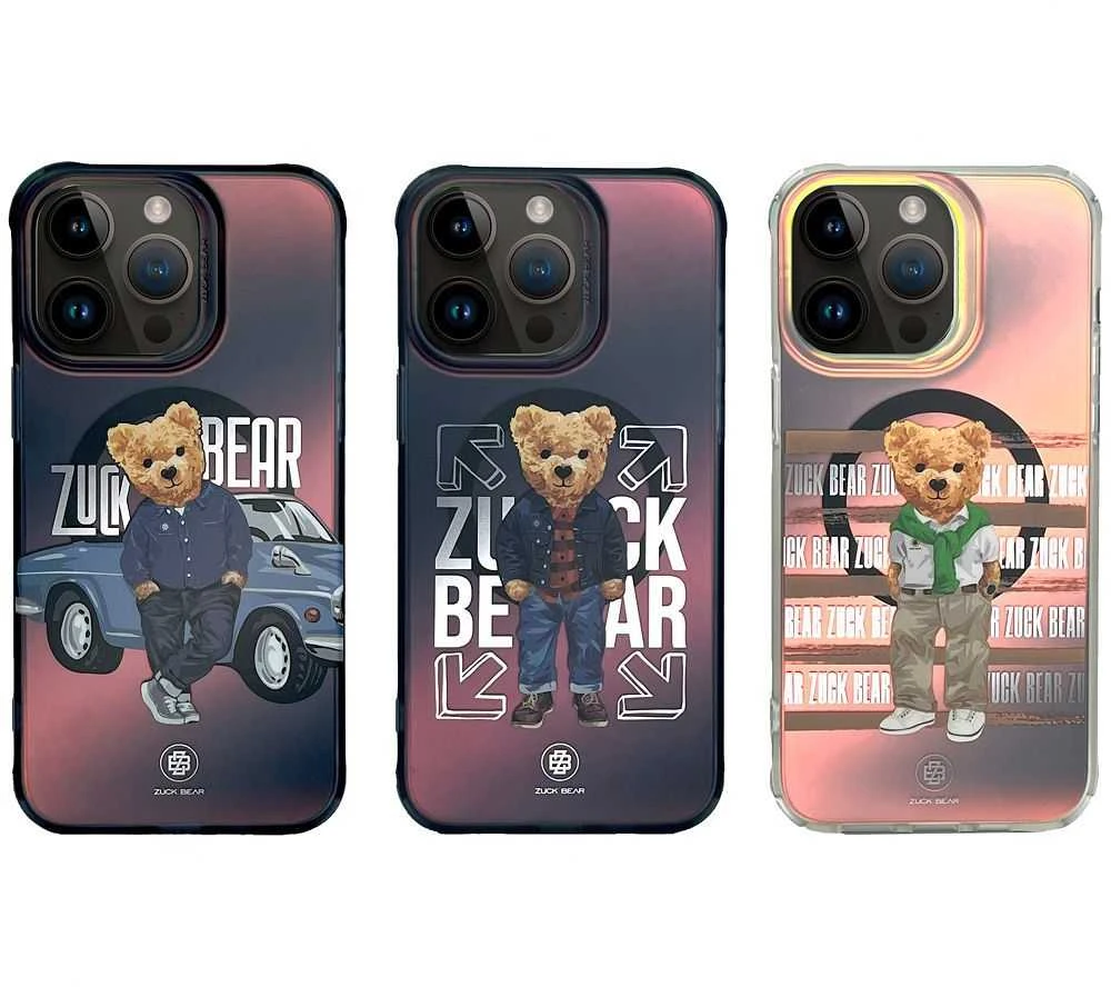 Inne ZUCK BEAR dėklas CALIFORNIA COOL MAG suderinamas su MagSafe, skirtas IPHONE 15 Pro Max automobiliui