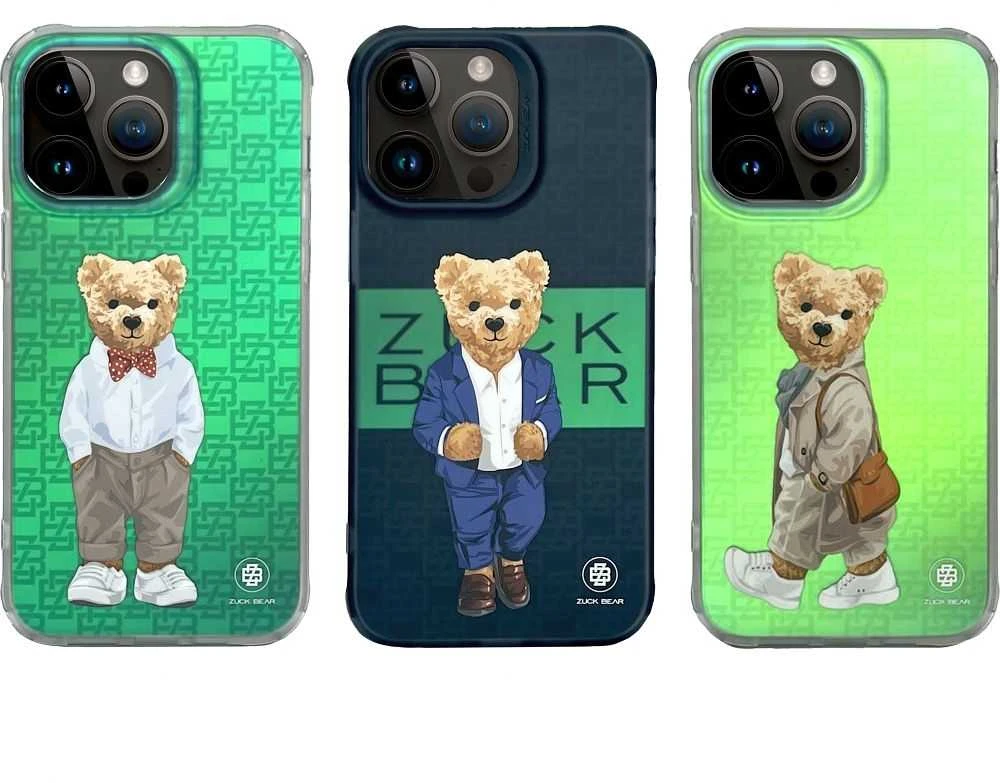 Inne ZUCK BEAR dėklas FRENCH RIVIERA, skirtas IPHONE 15 Pro Max saint tropez shimmer
