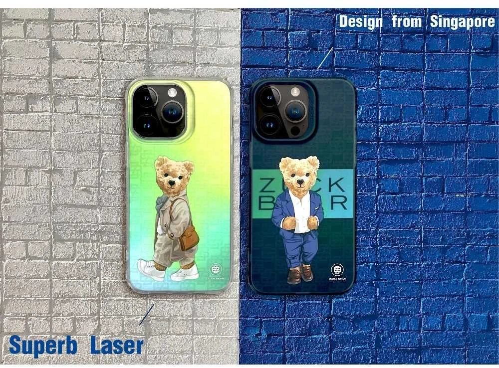 Inne ZUCK BEAR dėklas FRENCH RIVIERA, skirtas IPHONE 15 Pro Max saint tropez shimmer