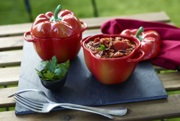 Staub ZWILLING MINI COCOTTE PEPPER 470 ml Apvalus troškinimo indas